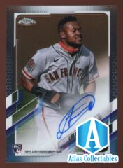 2021 Topps Chrome - LUIS BASABE Autograph auto - #RA-LB